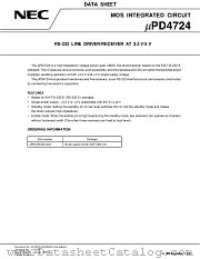 UPD4724 datasheet pdf NEC