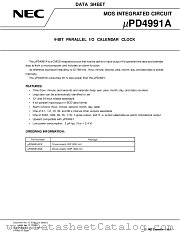 UPD4991A datasheet pdf NEC