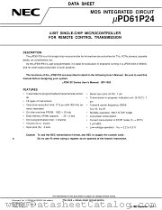 UPD61P24CS datasheet pdf NEC
