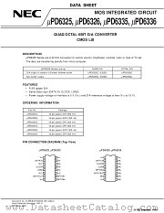 UPD6336C datasheet pdf NEC