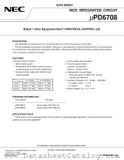 UPD6708 datasheet pdf NEC