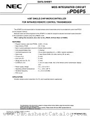 UPD6P5MC-5A4 datasheet pdf NEC