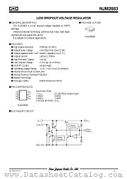 NJM2883 datasheet pdf New Japan Radio