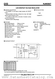 NJM2867 datasheet pdf New Japan Radio