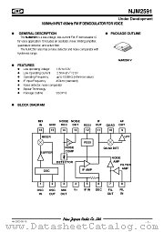 NJM2591 datasheet pdf New Japan Radio