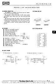 NJU6401B datasheet pdf New Japan Radio