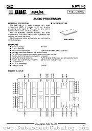 NJW1145 datasheet pdf New Japan Radio