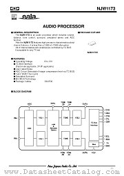 NJW1173 datasheet pdf New Japan Radio