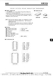 NJM2185A datasheet pdf New Japan Radio