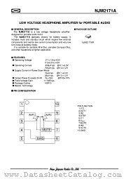 NJM2171A datasheet pdf New Japan Radio