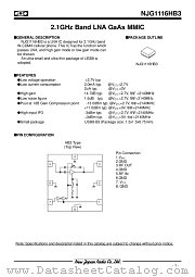 NJG1116HB3 datasheet pdf New Japan Radio