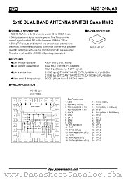 NJG1540JA3 datasheet pdf New Japan Radio