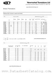 PN2904 datasheet pdf Newmarket Transistors NKT