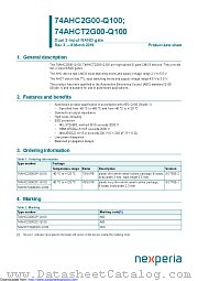 74AHCT2G00DC-Q100 datasheet pdf Nexperia
