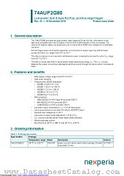 74AUP2G80DC datasheet pdf Nexperia