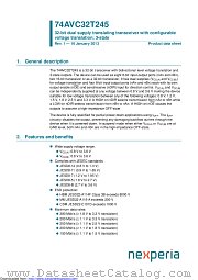 74AVC32T245EC datasheet pdf Nexperia