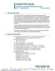 74AXP1T57DC-Q100 datasheet pdf Nexperia