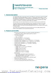 74AXP2T08DP-Q100 datasheet pdf Nexperia