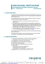 74HC123D-Q100 datasheet pdf Nexperia