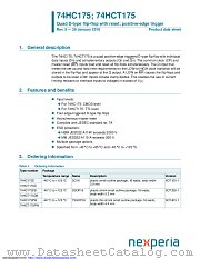 74HCT175D datasheet pdf Nexperia