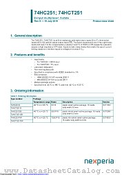 74HCT251DB datasheet pdf Nexperia