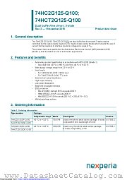 74HCT2G125DP-Q100 datasheet pdf Nexperia