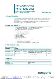 74HC2G86DP-Q100 datasheet pdf Nexperia