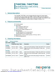 74HCT366PW datasheet pdf Nexperia