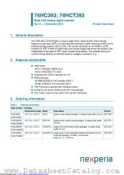 74HCT393D datasheet pdf Nexperia