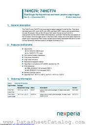 74HCT74D datasheet pdf Nexperia