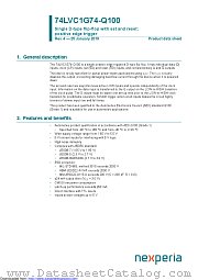 74LVC1G74DP-Q100 datasheet pdf Nexperia
