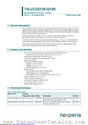74LVC2G126DC-Q100 datasheet pdf Nexperia