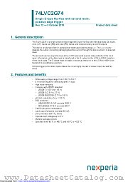 74LVC2G74DC datasheet pdf Nexperia
