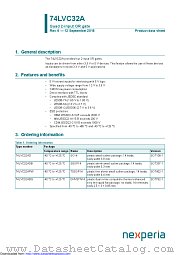 74LVC32AD datasheet pdf Nexperia