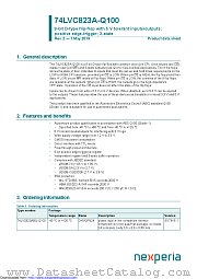 74LVC823ABQ-Q100 datasheet pdf Nexperia