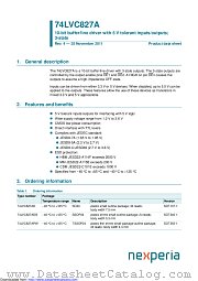 74LVC827APW datasheet pdf Nexperia