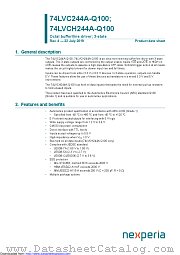 74LVC244AD-Q100 datasheet pdf Nexperia