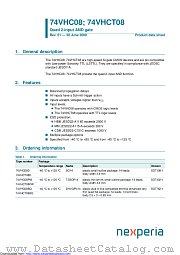 74VHC08D datasheet pdf Nexperia