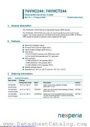 74VHCT244D datasheet pdf Nexperia