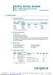 BCP55-16 datasheet pdf Nexperia