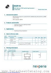 BSR16 datasheet pdf Nexperia
