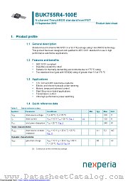 BUK755R4-100E datasheet pdf Nexperia
