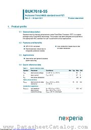 BUK7618-55 datasheet pdf Nexperia
