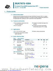 BUK7675-100A datasheet pdf Nexperia