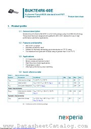 BUK7E4R6-60E datasheet pdf Nexperia