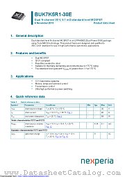 BUK7K5R1-30E datasheet pdf Nexperia