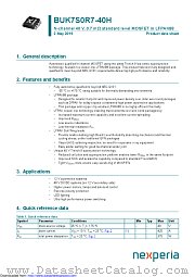 BUK7S0R7-40H datasheet pdf Nexperia