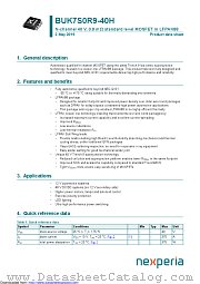 BUK7S0R9-40H datasheet pdf Nexperia