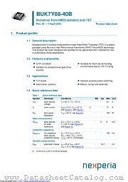 BUK7Y08-40B datasheet pdf Nexperia