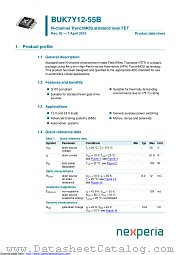 BUK7Y12-55B datasheet pdf Nexperia